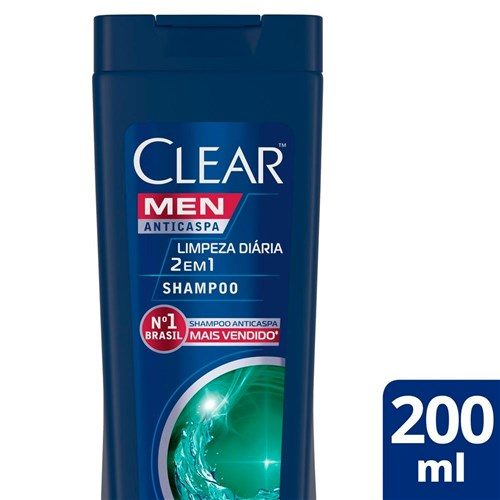 Sh.Clear 200Ml Men 2X1 Limp.Di