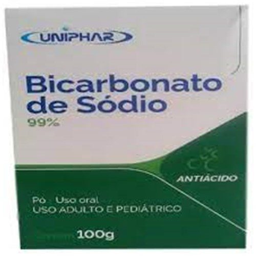 Bicarbonato Sodio Antiacido Cx 100G Uniphar