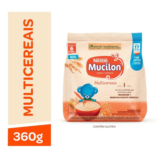 Mucilon Nestle Multicereais Sache 360G