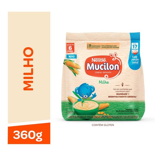 Mucilon Nestle Milho Sache 360G