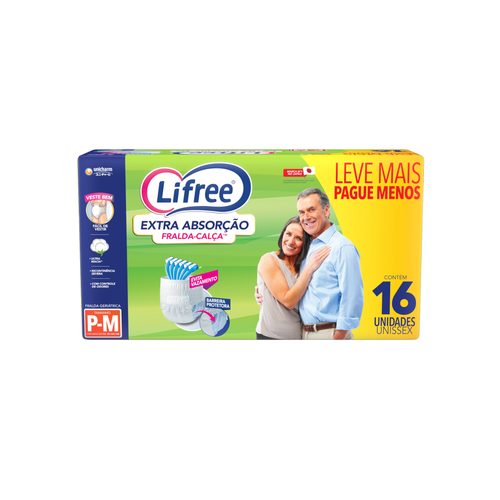Lifree Fralda Calca S Conforto P/M C/16