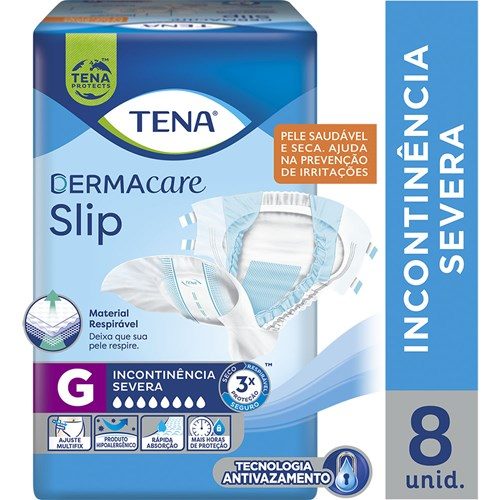 Fralda Tena Slip Dermacare G C/8