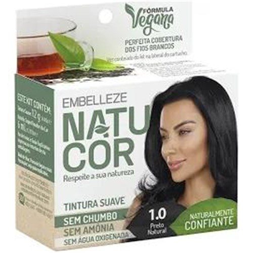 Tint Natucor Cha Preto 1.0