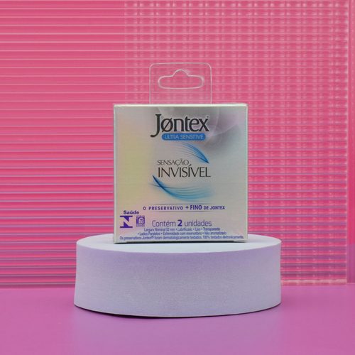 Pres. Jontex Lubr.Sensacao Invisivel C/2