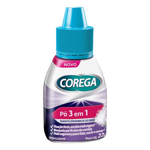 Corega Po 3Em1 Sem Sabor 22G