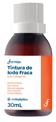 Tintura De Iodo 2% Farmax 30Ml