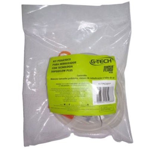 Kit Nebulizador C/Masc.Infantil Flow Plus Dc G-Tech