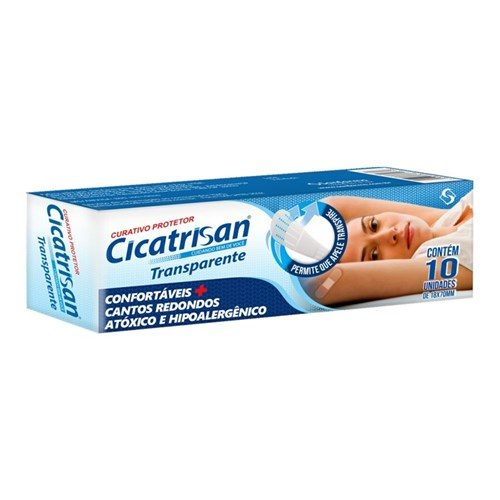 Curativo Antissepticos Cicatrisan C/10 - Sanfarma
