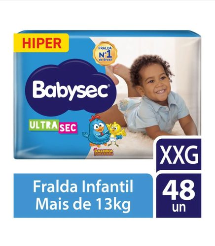 Fralda Babysec Ultra Hiper Xxg 52