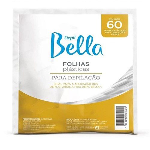 Folhas Plast.Depil.Depilbella 30G C/60 F