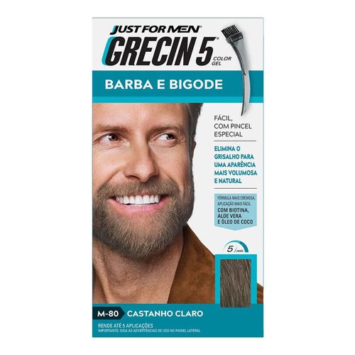 Grecin 5 Barba/Bigode Cast Claro