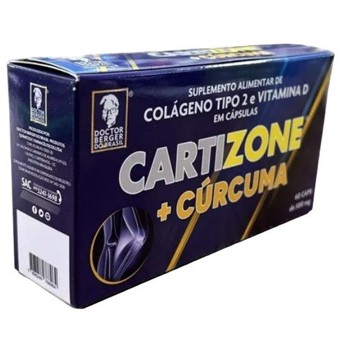 Cartizone + Curcuma 500Mg C/ 60 Caps
