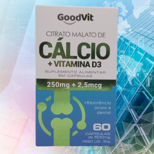 Good Vit Calcio+Vitamina D3 60 Caps