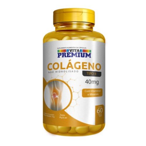 Colageno Tipo Ii C/ Vitaminas C/ 60 Cap. - Vita Premium