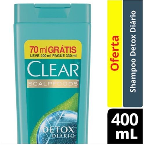 Sh Clear Fem Detox Diario L400Mlp330Ml Unilever
