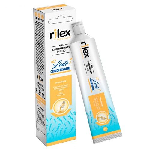 Gel Lubrificante Rilex Leite Condensado Bisnaga 50G