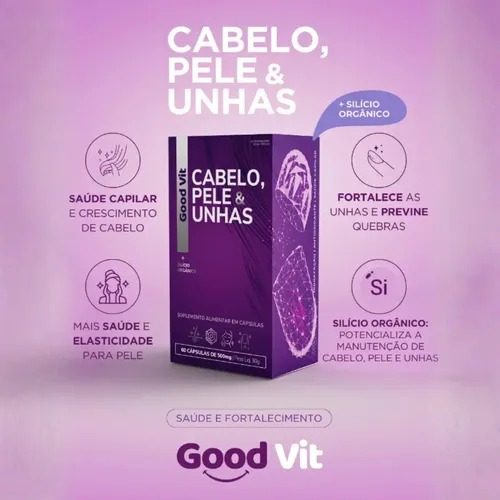 Good Vit Cabelos Peles Unhas 60 Cps