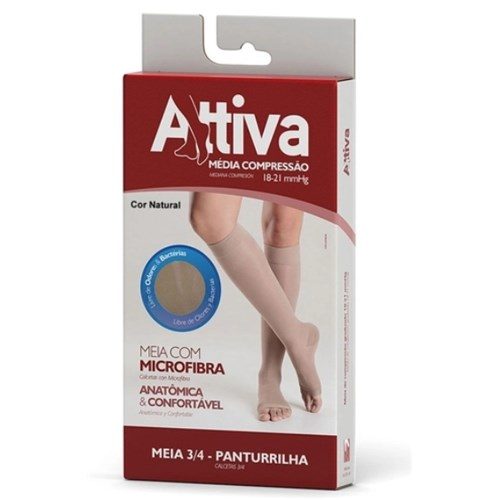 Panturrilha G Ponteira Aberta Feminina Natural