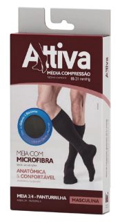 Panturrilha M Ponteira Fechada Masculina Preta