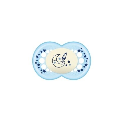 Chupeta Night 6+ Azul - Single Box