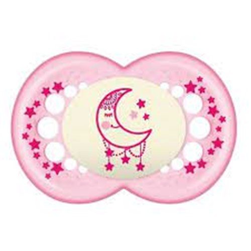 Chupeta Night 6+ Rosa - Single Box