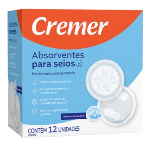 Abs Para Seios C/12 Unds Cremer