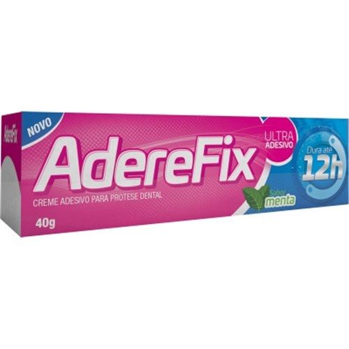 Aderefix Fixador De Protese Dentaria Menta 40G