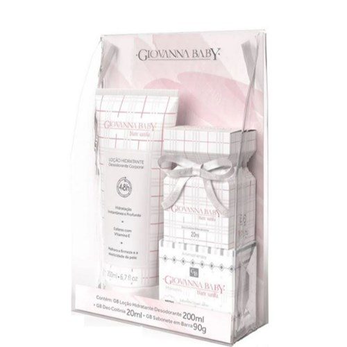 Kit Giovanna Baby Col 20Ml+Locao 200Ml+Sab 90G Blanc Vanilla