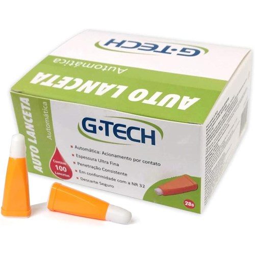 Auto Lanceta 28G1 C/100 Unidades G Tech