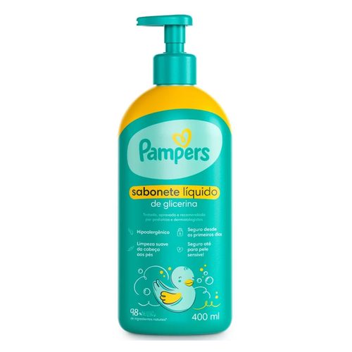 Pampers Sab Liq Cpo Glicerina 400Ml