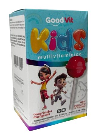 Good Vit Kids Morango C/60 Cpr Mastigavel