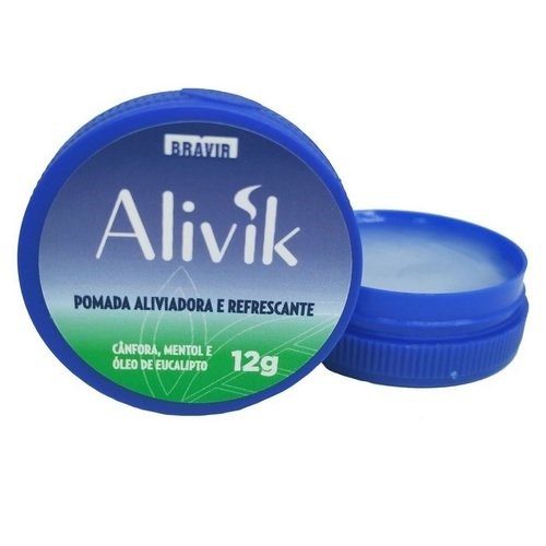 Canfora Pomada Alivik 12G Bravir