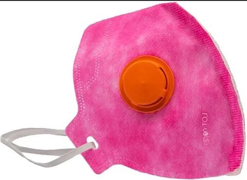 Mascara Semifacial S/ Respirador Neoprene Rosa - G