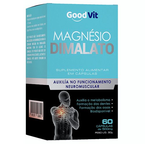 Good Vit Magnesio Dimalato 260Mg 60 Caps