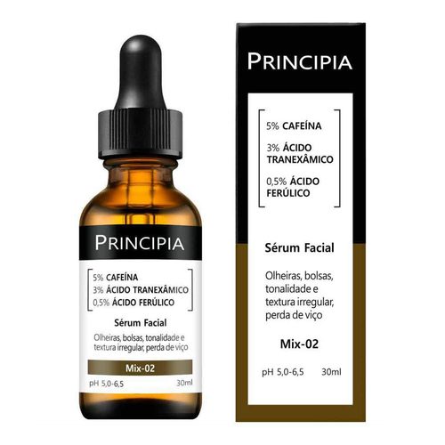 Serum 5% Cafeina + 3% Tranexamico + Ferulico Principia Skinc