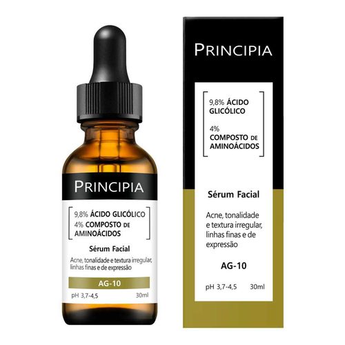 Serum 9,8% Acido Glicolico + Aminoacidos Principia Skincare