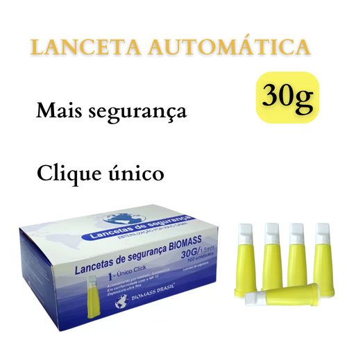 Lanceta Automat Biomass 30G C/100
