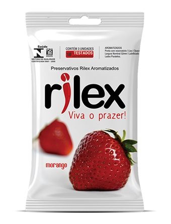 Preservativo Morango 3 Uni Rilex
