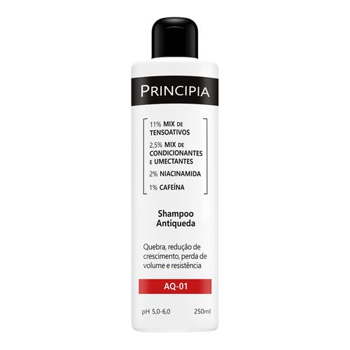 Shampoo Antiqueda 2% Niacinamida + 1% Cafeina Principia Skin