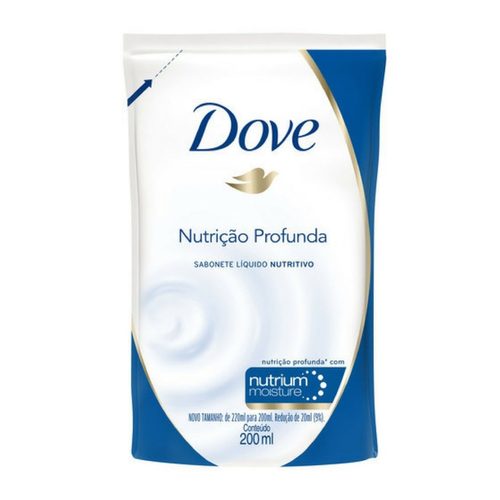 Sab Dove Liq Nutricao Profunda Refil 200Ml