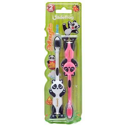 Kit 312 2 Escovas Dental Macia Magic Jadefrog