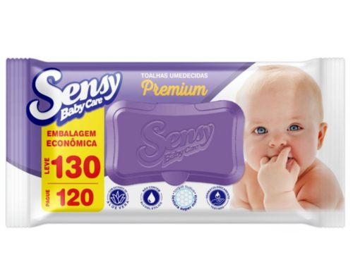 Sensy Care Premium Toalhas Umed. 130Un