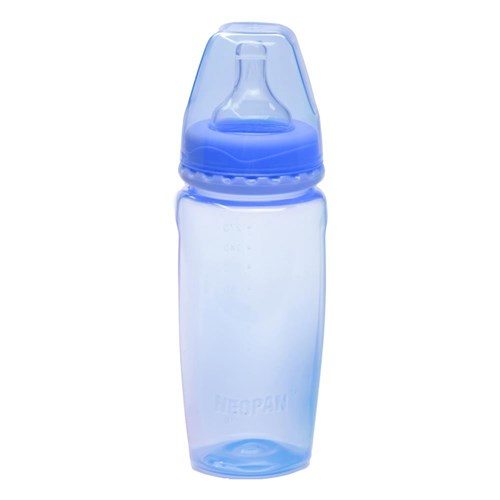 Mamadeira Boca Larga Orto 300Ml Azul