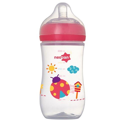 Mamadeira Super Ventilada 300Ml Rosa