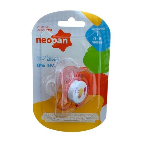 Chupeta Silicone Ortodontica N1 Rosa