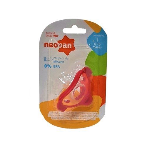 Chupeta Silicone Convencional N1 Rosa
