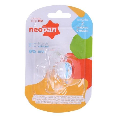 Chupeta Silicone Ortodontica N2 Branco