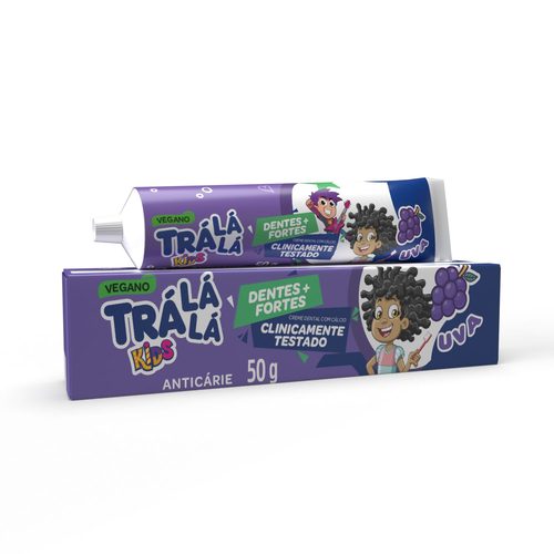 Creme Dental Tralala Uva 50G