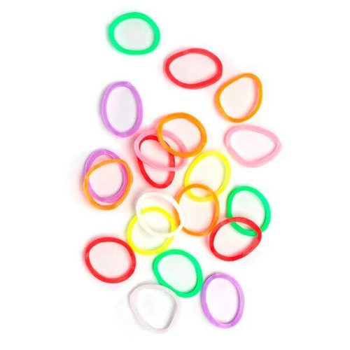 Elastico ( Silicone Color ) P/ Cabelo C/ 50 9498