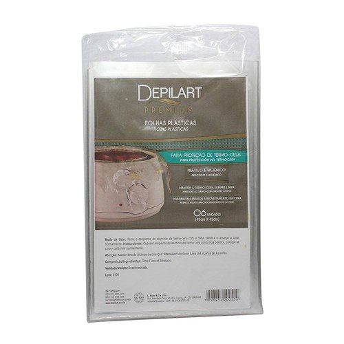 Folhas Depilart Prot.Termocera C/6